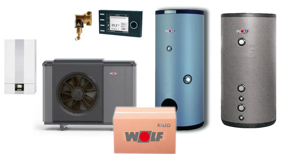 Wolf Paket CHA-10/400V inkl. BM-2 mit SEW-2-200, SPU-1-200 und Zubehör, 9146863W20