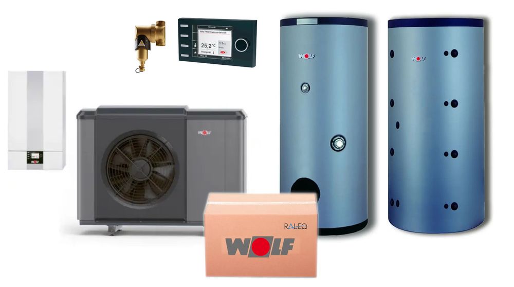 Wolf Paket CHA-16/400V inkl. BM-2 mit SEW-1-300, SPU-2-500 und Zubehör, 9147922W23