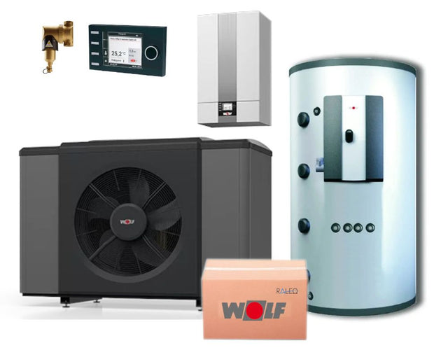 Wolf Paket CHA-20/24-400V inkl. BM-2 mit BSP-W-1000B und Zubehör, 9149092W27