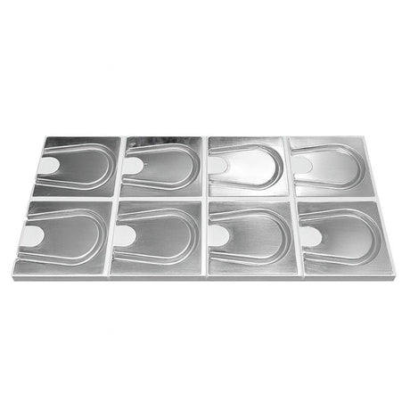 Umlenkplatte für Trockenbauelement Alu, Verlegeabstand 12,5 cm, EPS 035 DEO dh, 1.000 x 500 x 30, 10 Stück, MC10000076