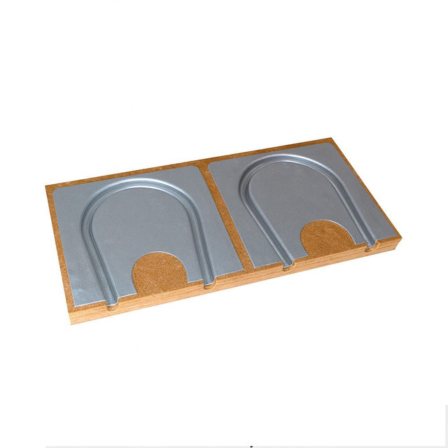 Umlenkplatte Holzfaser Alu, Verlegeabstand 12,5 cm, 250 x 500 x 30 mm, MC10000093