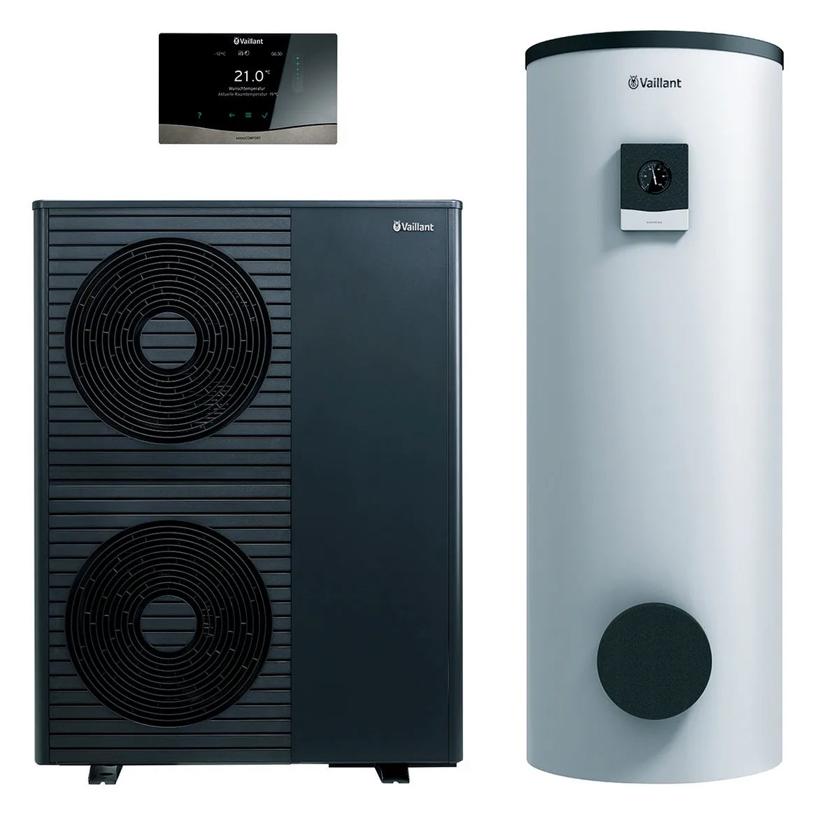 Vaillant Paket 4.3324 aroTHERM plus /8.1 VWL 105/8.1 A 400V mit VIH RW 300/3 BR, 8000044753