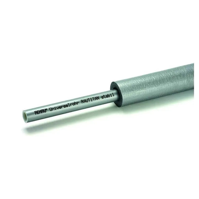 REHAU Universalrohr RAUTITAN stabil 16,2 x 2,6 in runder Dämm. 26mm, 25 m, 11315781025