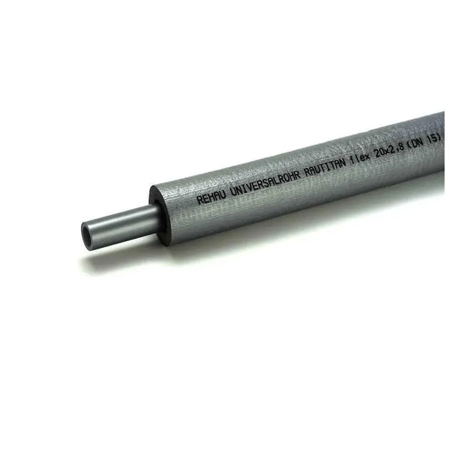 REHAU Universalrohr RAUTITAN flex 20 x 2,8 in runder Dämm. 26 mm, Bd. 25 m, 11315881025