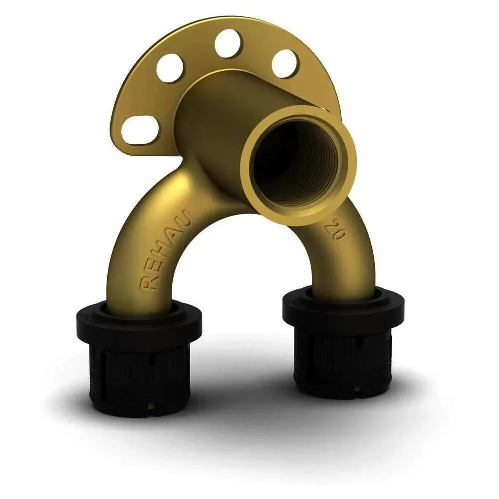 REHAU Doppelwandwinkel FASTLOC EX+ 20 - Rp 1/2 - 20, 13707371001