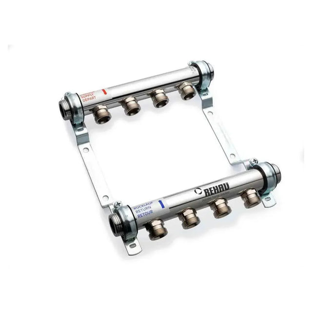 REHAU Heizleitungsverteiler HLV 7 - Edelstahl, 11102091001