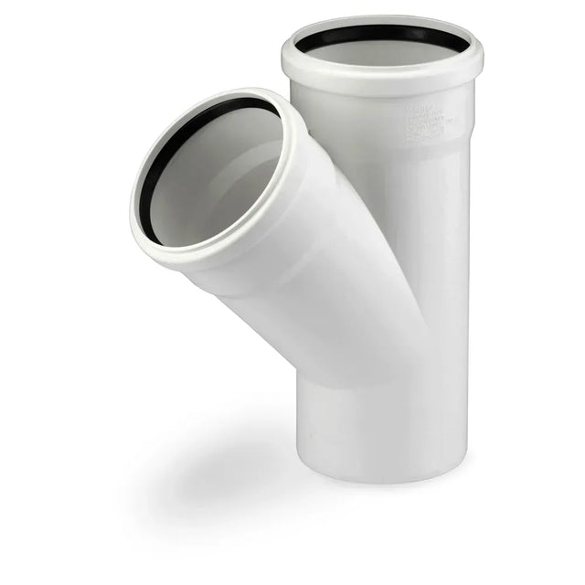 REHAU RAUPIANO PLUS Einfachabzweig DN 40/40, 87 Grad, 11231141002