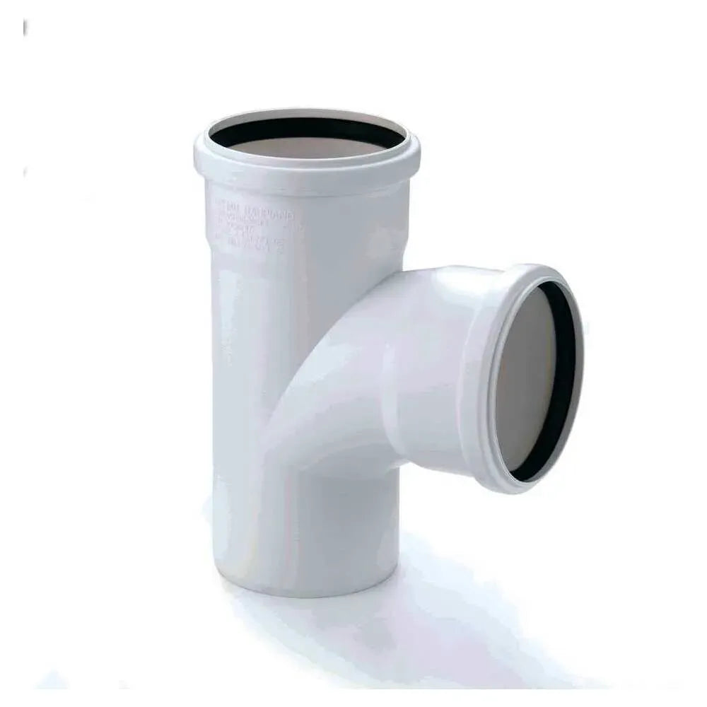 REHAU RAUPIANO PLUS Einfachabzweig DN 110/110, 87 Grad, max flow, 11230051001