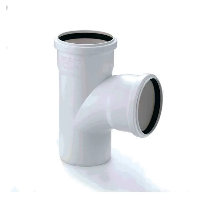 REHAU RAUPIANO PLUS Einfachabzweig DN 110/110, 87 Grad, max flow, 11230051001