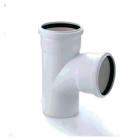 REHAU RAUPIANO PLUS Einfachabzweig DN 90/90, 87 Grad, max flow, 11233041001