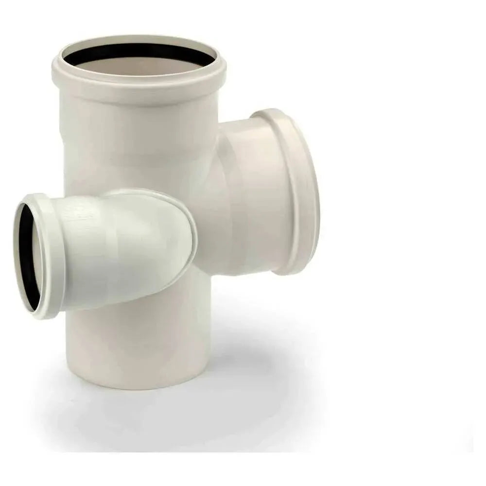 REHAU RAUPIANO PLUS Schachtabzweig rechts DN 110/75/110, 87 Grad, 11237611001