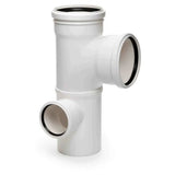 REHAU RAUPIANO PLUS Stufenabzweig links DN 90/90/50, 87 Grad, 11009581001