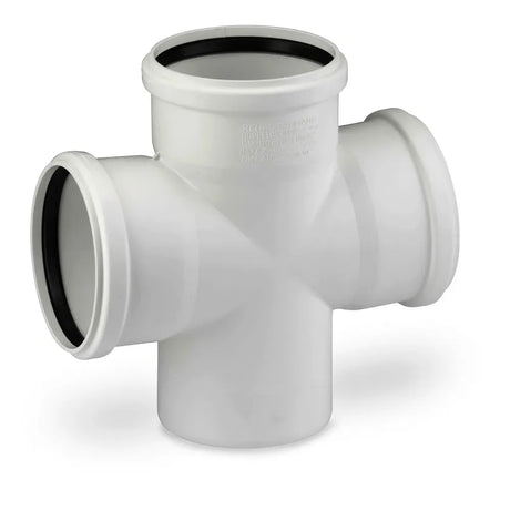 REHAU RAUPIANO PLUS Doppelabzweig DN 110/110/110, 87 Grad, 11215541001