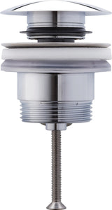 Duravit Push-open Ventil, Waschtisch mit ÜL Chrom, 0050521000