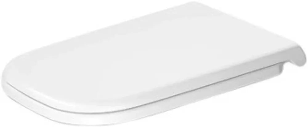 Duravit WC-Sitz D-Code ohne SoftClose Scharniere edelstahl, lang, weiß, 0060310000