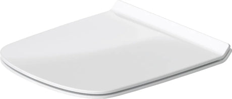 Duravit WC-Sitz DuraStyle mit SoftClose Scharniere edelstahl, weiß, 0063790000