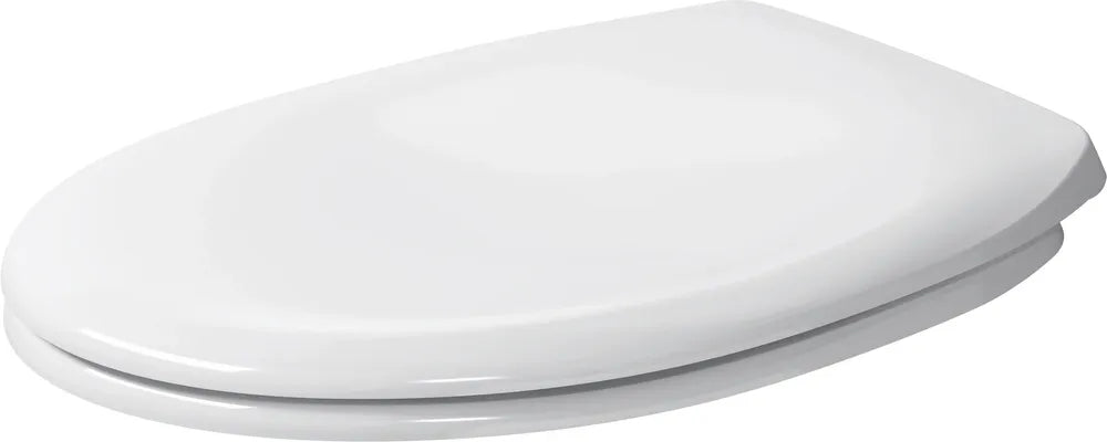 Duravit WC-Sitz ohne Absenkautomatik Scharniere edelstahl, weiß, 0064200000