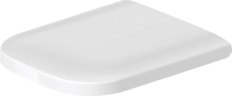 Duravit WC-Sitz Happy D.2 mit SoftClose Scharniere edelstahl, weiß, 0064590000
