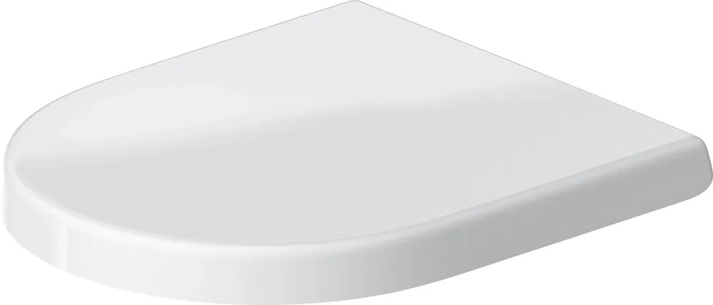 Duravit WC-Sitz mit SoftClose Scharniere edelstahl, weiß, 0069890000