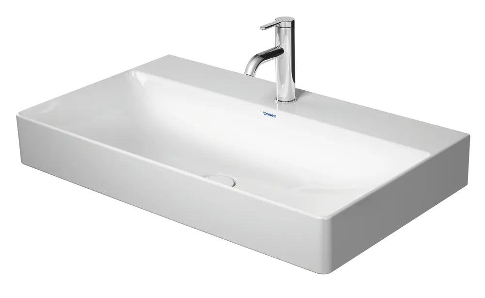 Duravit Möbelwaschtisch DuraSquare 800mm o. ÜL, mit HLB, 1 HL, weiß, 2353800041