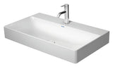 Duravit Möbelwaschtisch DuraSquare 800mm o. ÜL, mit HLB, 1 HL, weiß, 2353800041