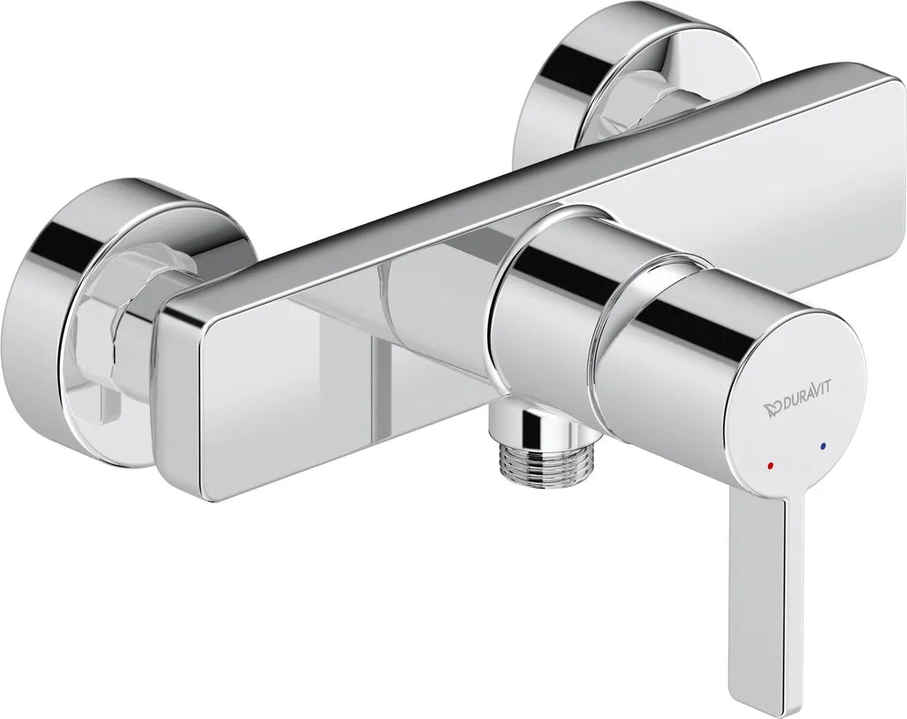 Duravit D-Neo Einhebel-Brausemischer Aufputz Keramikmischsystem, Chrom HG, DE4230000010