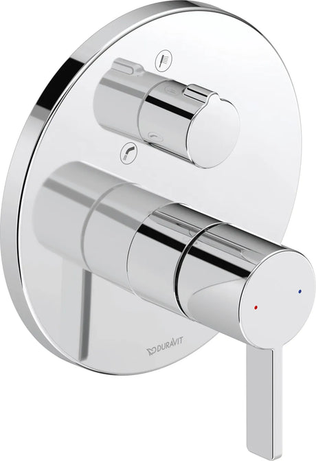 Duravit D-Neo Einhebel-Wannenmischer UP Keramikmischsyst.,Umstellvent.,Chrom HG, DE5210012010