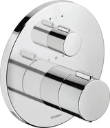 Duravit Thermostat Unterputz,Rund Verbrauer 2, Chrom HG, TH4200014010