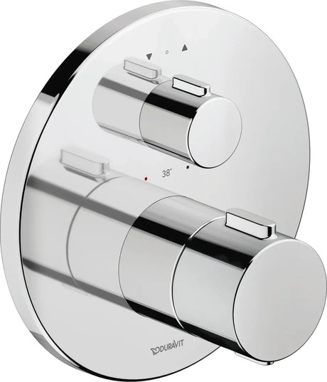 Duravit Thermostat Unterputz,Rund Verbrauer 2, Chrom HG, TH4200014010