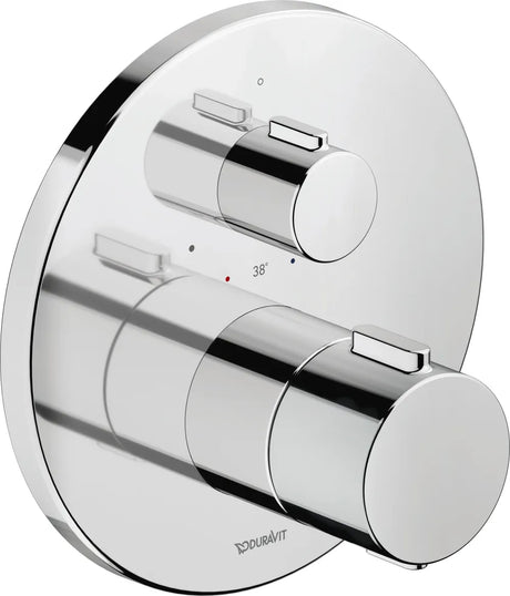 Duravit Thermostat Unterputz,Rund Verbrauer 1, Chrom HG, TH4200016010