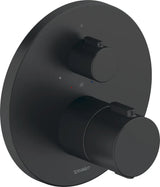 Duravit Thermostat Unterputz,Rund Verbrauer 1, Schwarz Matt, TH4200016046