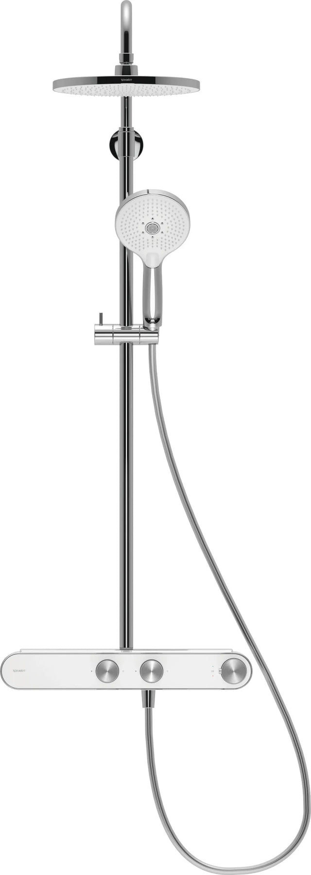 Duravit Duschsyst.Shelf 1050, Brausethermst. Chrom Weiß Hochglanz, TH4380008005