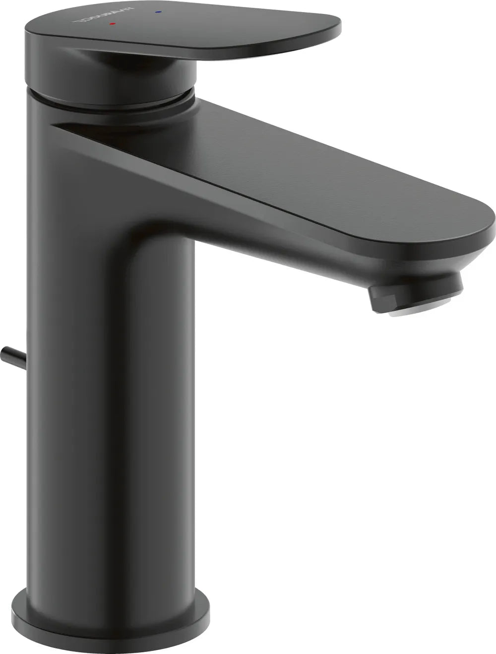 Duravit Wave Einhebel-WT-Mischer M mit Zugstange, Schwarz Matt, WA1020001046