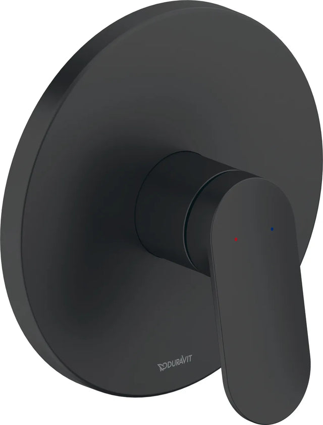 Duravit Wave Einhebel-Brausemischer UP Keramikmischsystem, Schwarz Matt, WA4210010046