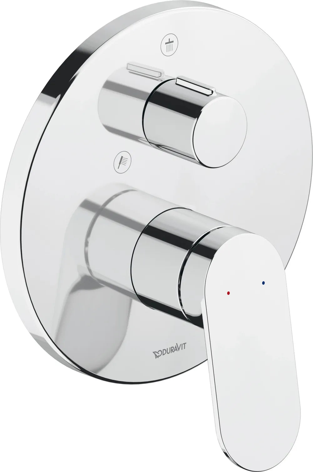 Duravit Wave Einhebel-Brausemischer UP Keramikmischsystem, Umstellvent.,Chom HG, WA4210012010