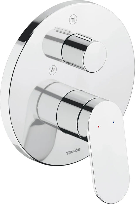Duravit Wave Einhebel-Brausemischer UP Keramikmischsystem, Umstellvent.,Chom HG, WA4210012010