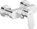 Duravit Wave Einhebel-Brausemischer Aufputz Keramikmischsystem, Chrom HG, WA4230000010
