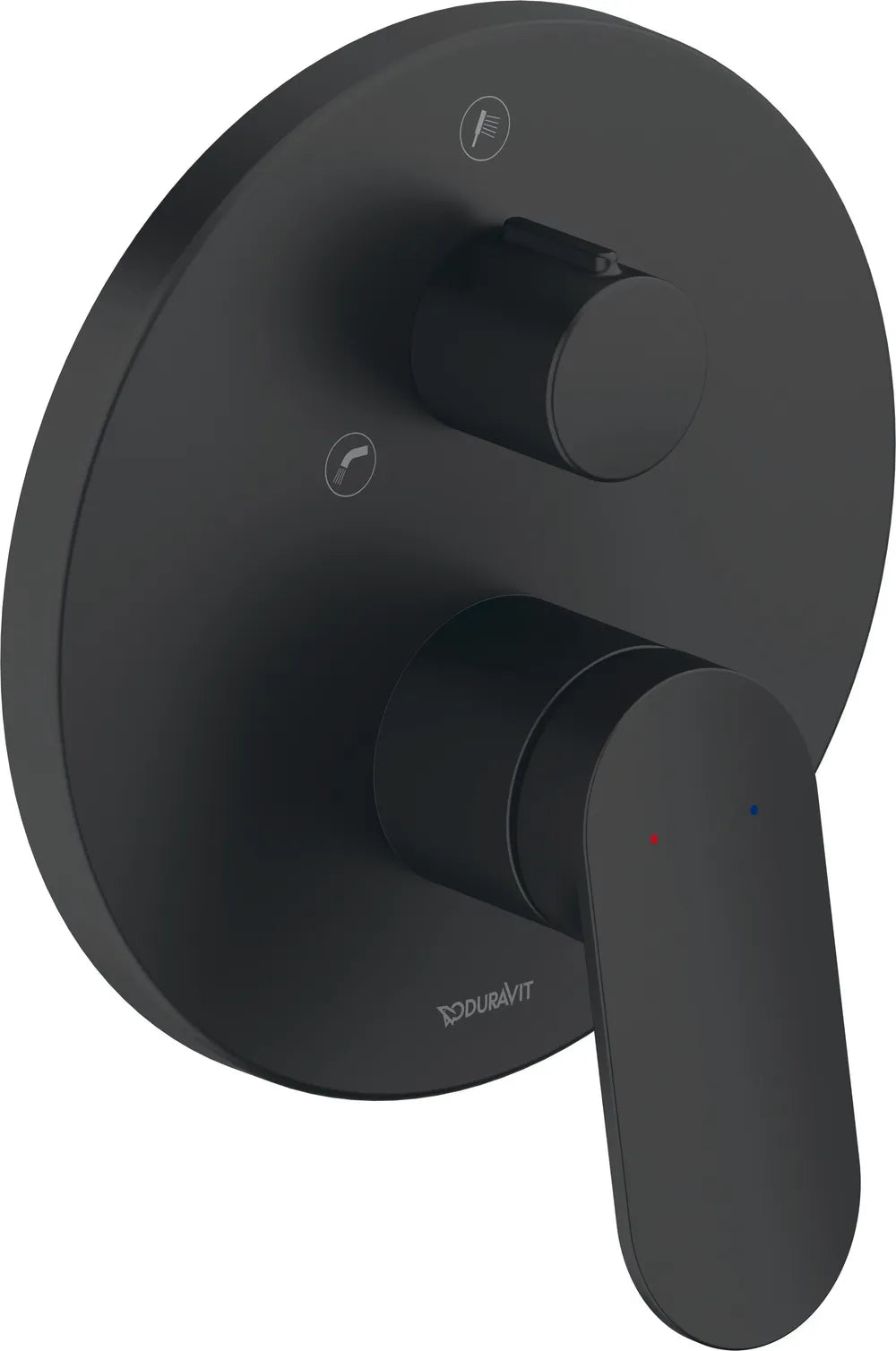 Duravit Wave Einhebel-Wannenmischer UP Keramikmischsys.,Umstellvent.,Schwarz M., WA5210012046