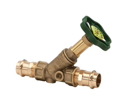 JS Freistromventil, mit Pressanschluss (Innengewinde), ohne Entleerung, mit nicht steigender Spindel, DN20, Pressdurchmesser 22mm, DVGW geprüft, 0015282200001
