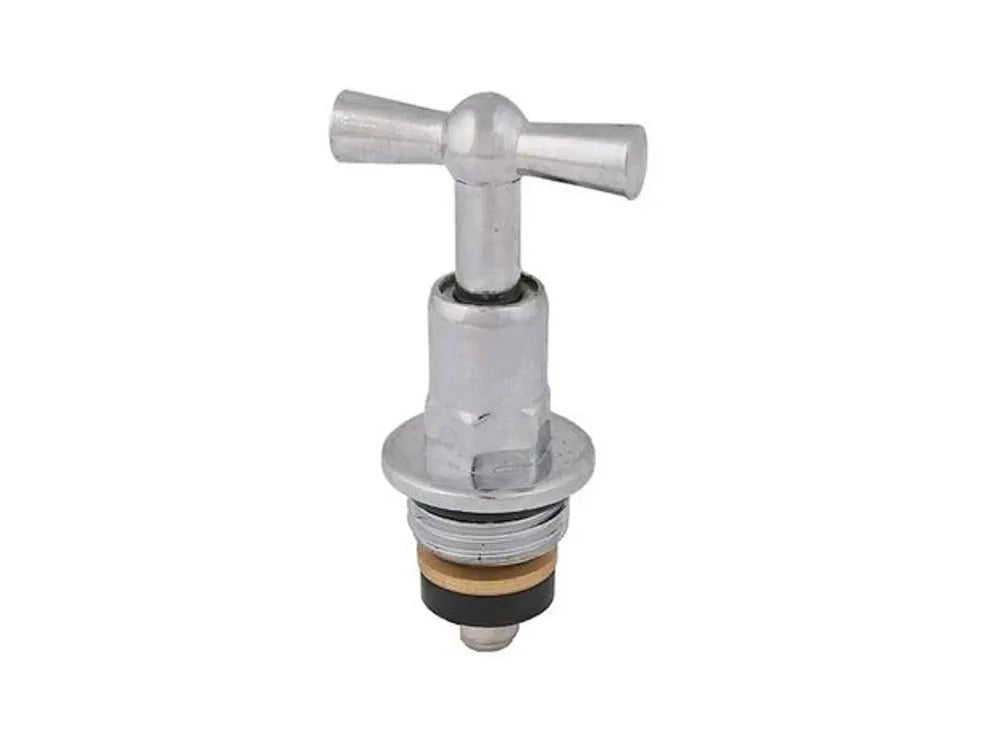 JS Knebel-Oberteil, mit Rückschlagkegel, DN15, 1/2'', poliertes chrom, 0018251550001
