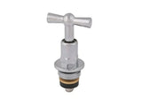 JS Knebel-Oberteil, mit Rückschlagkegel, DN15, 1/2'', poliertes chrom, 0018251550001