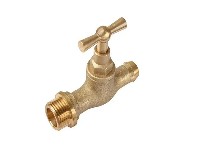 JS Entleerungsventil mit geradem Auslauf, DN15, Außengewinde 1/2'', aus Messing, 0018331500001
