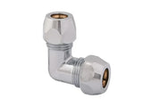 JS Winkel mit zwei Quetschverschraubungen, DN8, 3/8'' x 8mm, verchromt, 0018930850001