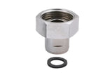 JS Waschtischzähler-Verschraubung, Eingang Innengewinde 3/4'' x Außengewinde 3/8'', verchromt, 0022431550001