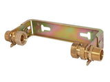 JS Wasserzähler-Einbaubügel, waagerecht, mit Verschraubung, verstellbar, mit Dauerdurchfluss Q3=10,0m^3/h, 1 1/2'' x 1 1/2'', verzinkt, 0022603470001