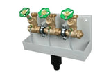 JS ATV-Station, mit steigender Spindel, 3-fach, DN25, Eingang 1'', oberer Ausgang 1 1/2'', 0075632502001