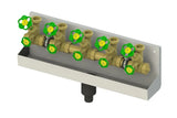JS ATV-Station, mit steigender Spindel, 5-fach, DN25, Eingang 1 1/4'', oberer Ausgang 1 1/2'', 0075652503001