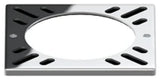 ACO Edelstahlrost quadratisch 117x117mm V2A, Höhe 7,5 mm für Fallrohr, 0174.52.60