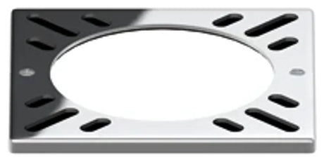 ACO Edelstahlrost quadratisch 117x117mm V2A, Höhe 7,5 mm für Fallrohr, 0174.52.60