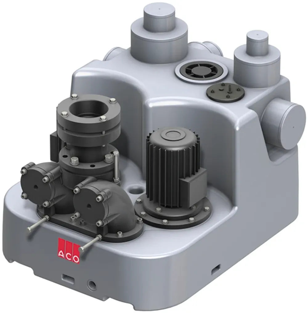ACO Hebeanlage Muli-StarDDP1.1 2Pumpen BehPE Vol.max.150L P2:1,5kW 400V/50Hz, 1202.00.01